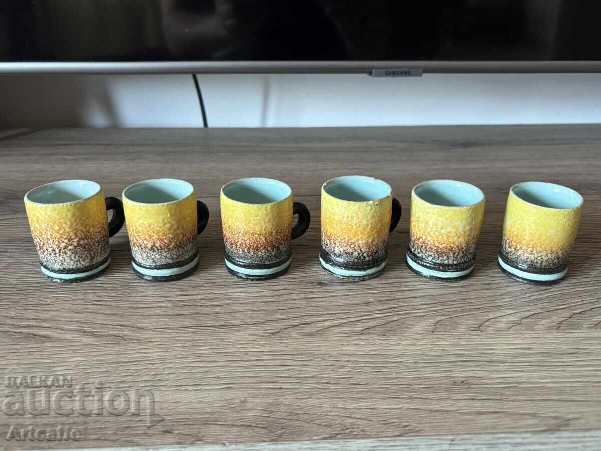 Nikolai Dyulgerov - set 6 pahare de lichior, Italia, anii '60 cu preț € 500.00 | 977.92 BGN