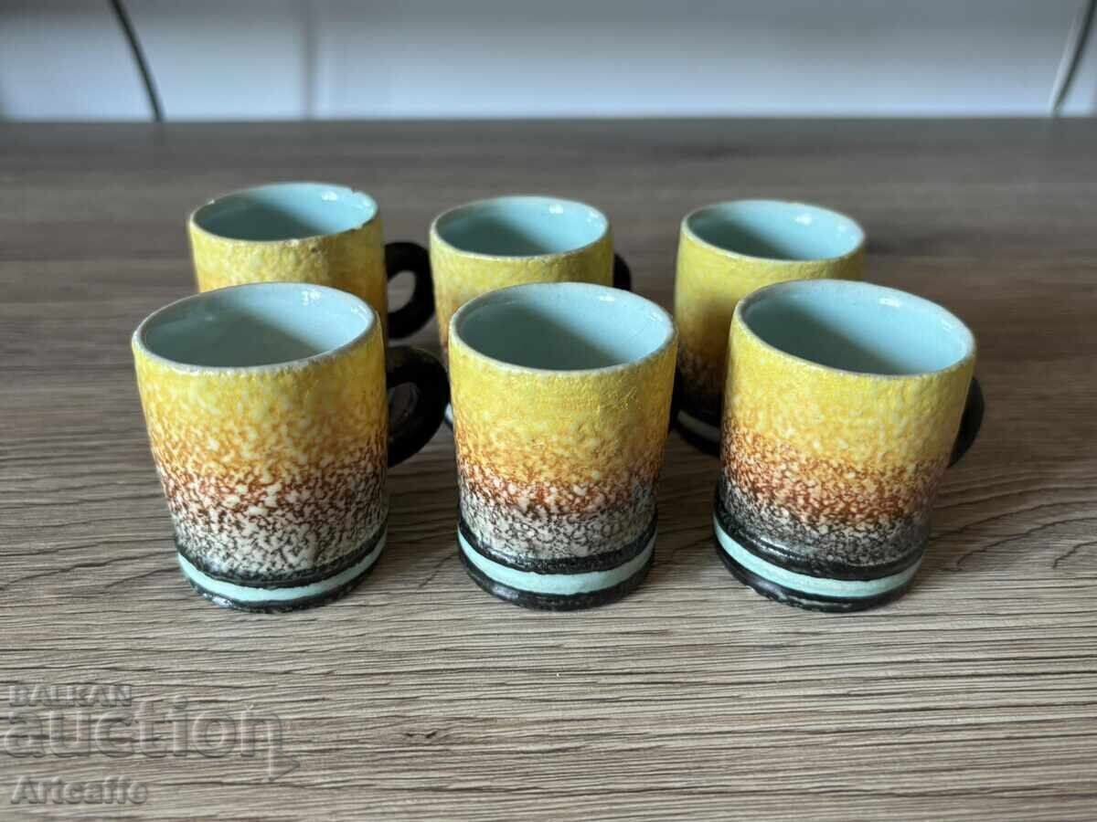 Licitație Nikolai Dyulgerov - set 6 pahare de lichior, Italia, anii '60