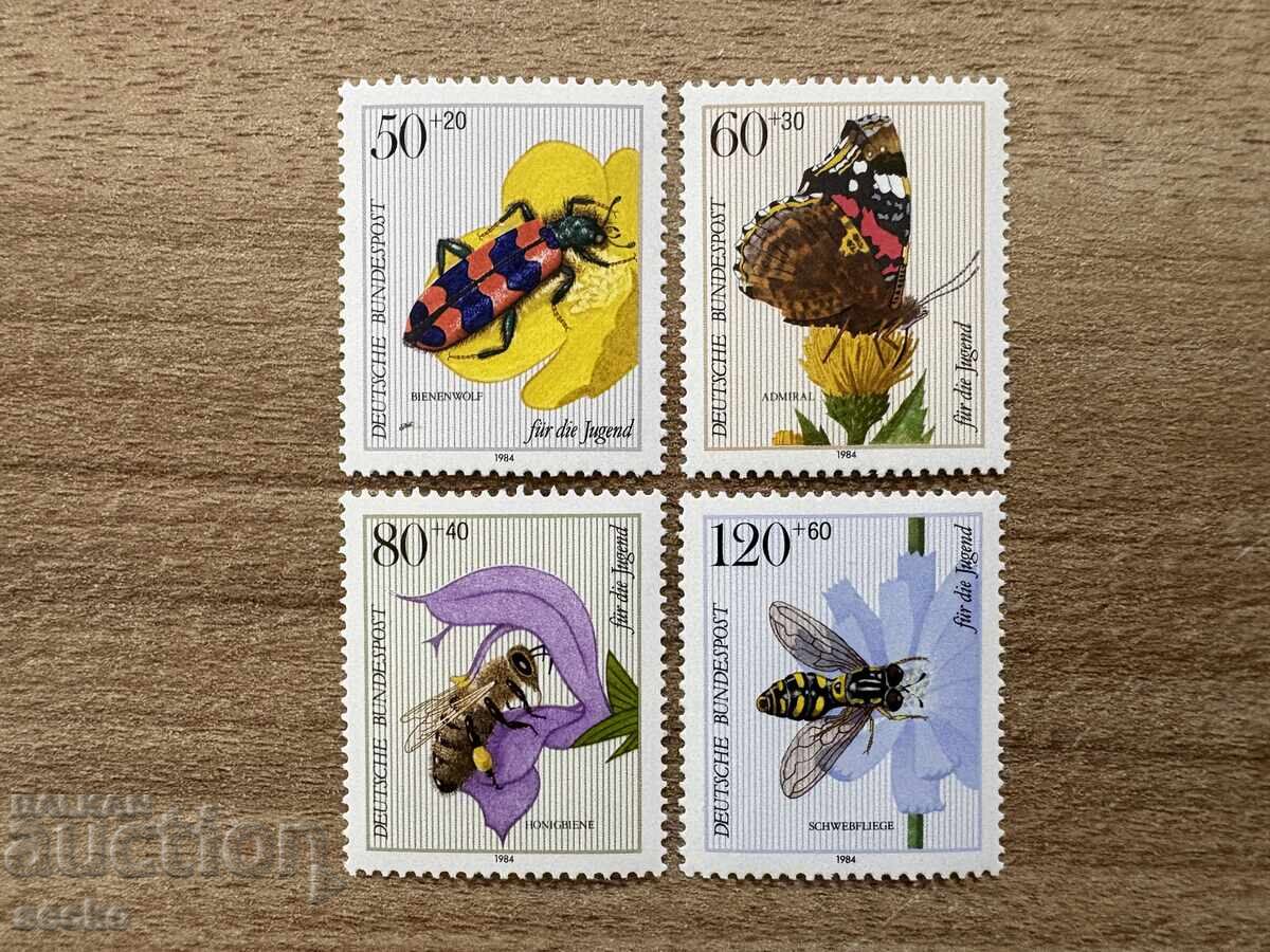 RFG/GFR - Insecte și flori (1984) MNH RFG/GFR - Insecte și flori (1984) MNH