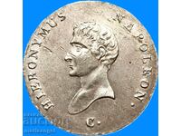 Jerome Napoleon 2/3 Thaler 1809 Germany Westphalia Silver