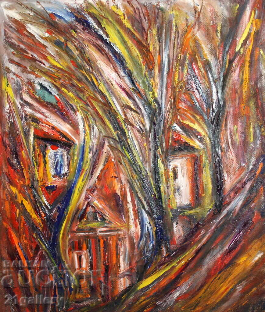 Valentine Radenovski Oil Painting Landscape with price € 200.00 | 391.17 BGN