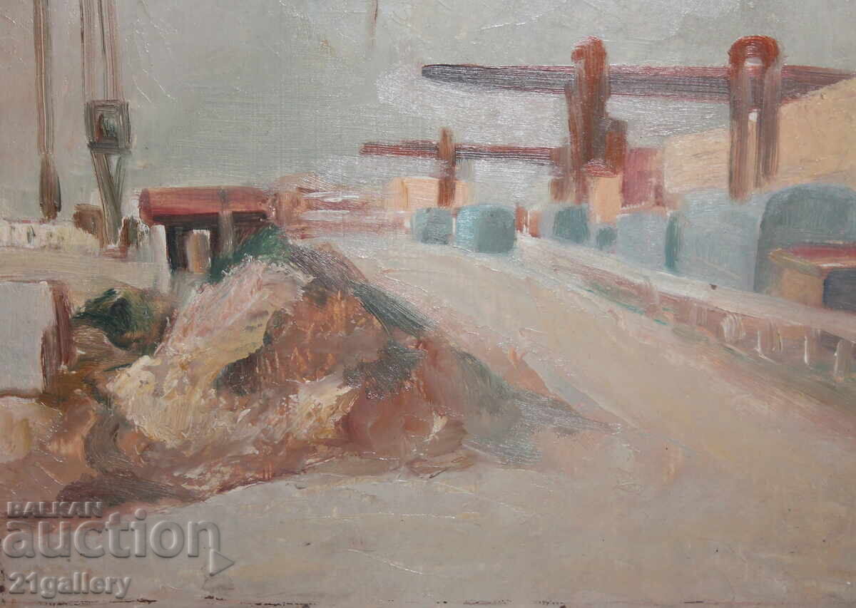 Τοπίο Ivan Obnovenski από το Belene, λαδομπογιές - 5 Τοπίο Ivan Obnovenski από το Belene, λαδομπογιές - 5