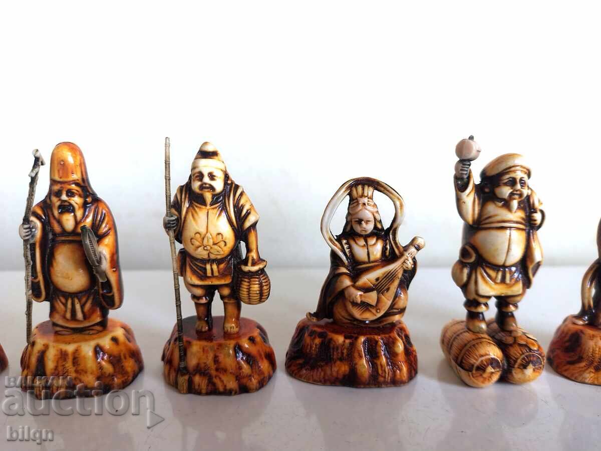 Livrarea Minunată serie de figurine Cei 7 Zei ai Norocului din Japonia Livrarea Minunată serie de figurine Cei 7 Zei ai Norocului din Japonia