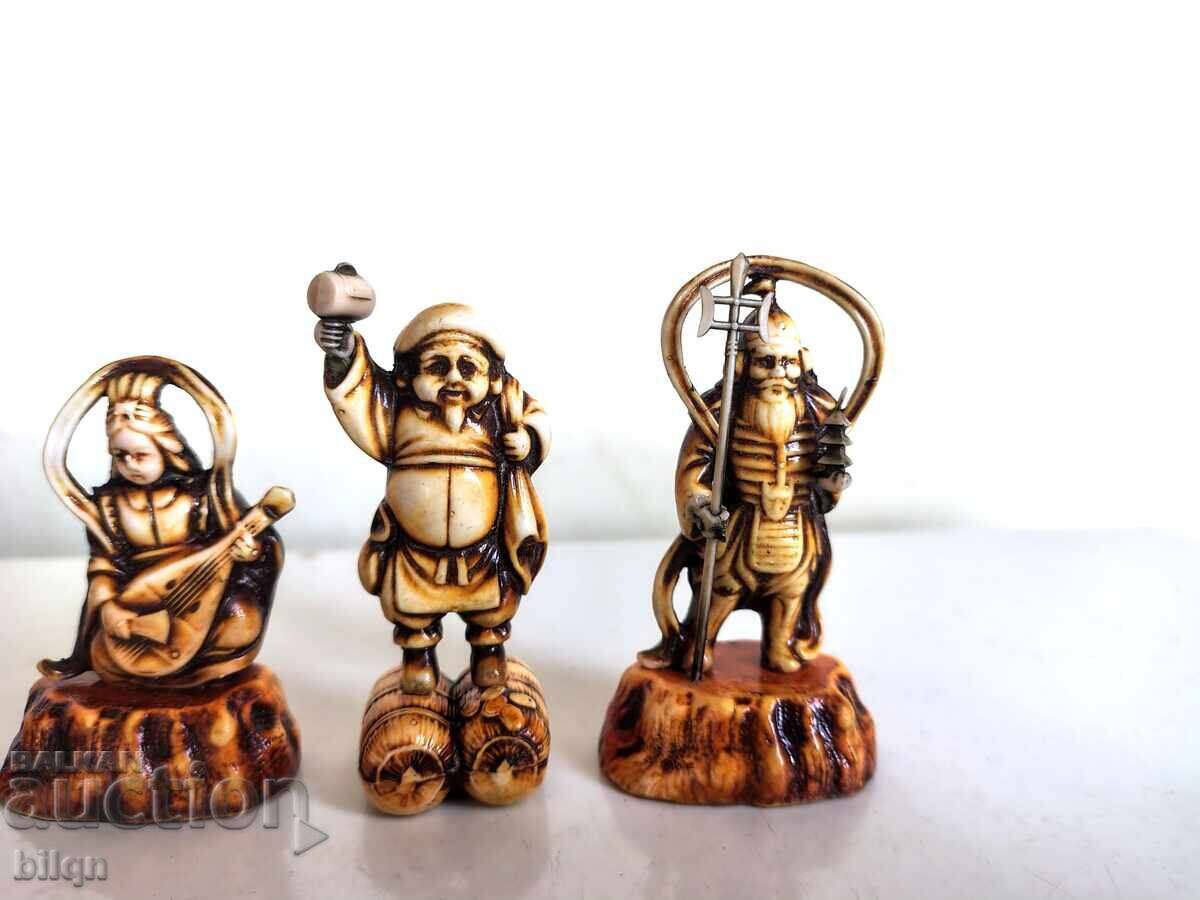 Minunată serie de figurine Cei 7 Zei ai Norocului din Japonia - 5 Minunată serie de figurine Cei 7 Zei ai Norocului din Japonia - 5