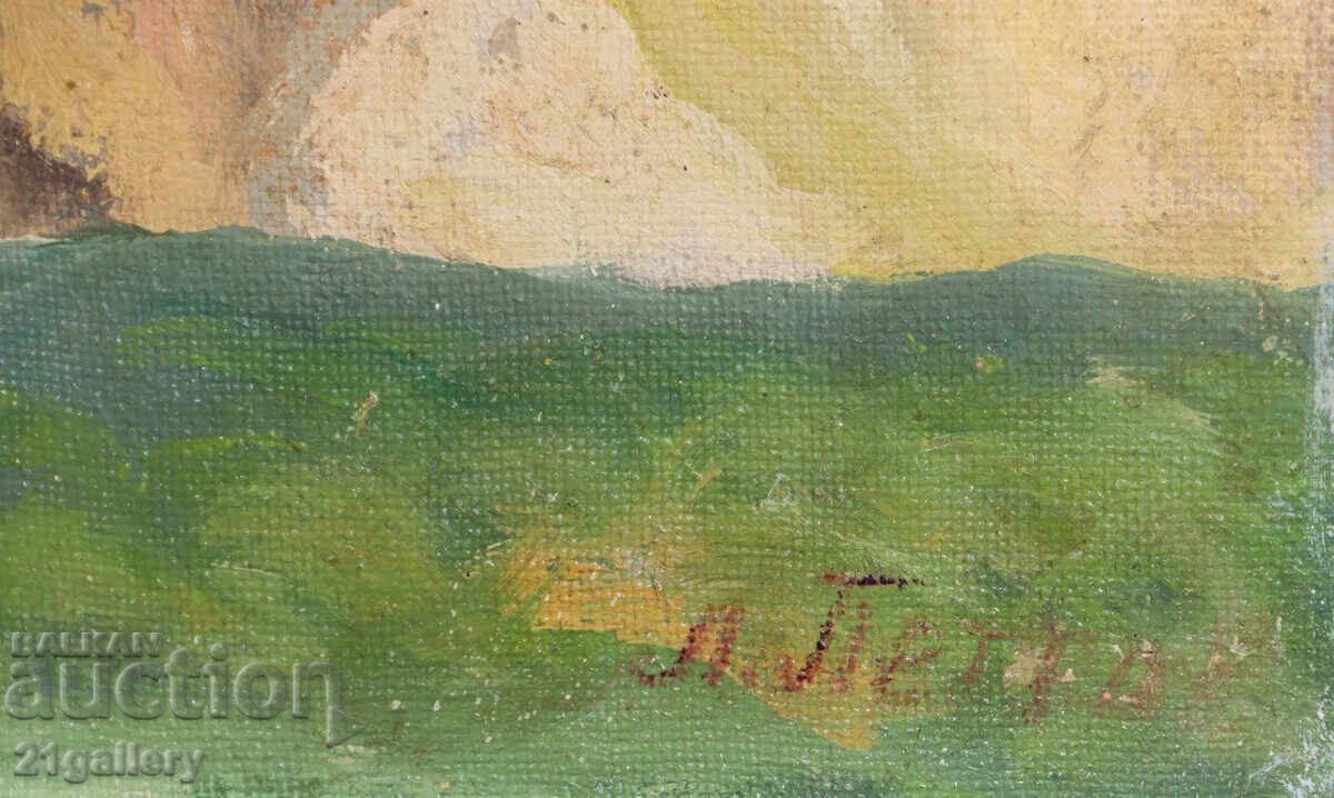 Lyuben Petrov Hristov - Red/oil paints, signed - 6
