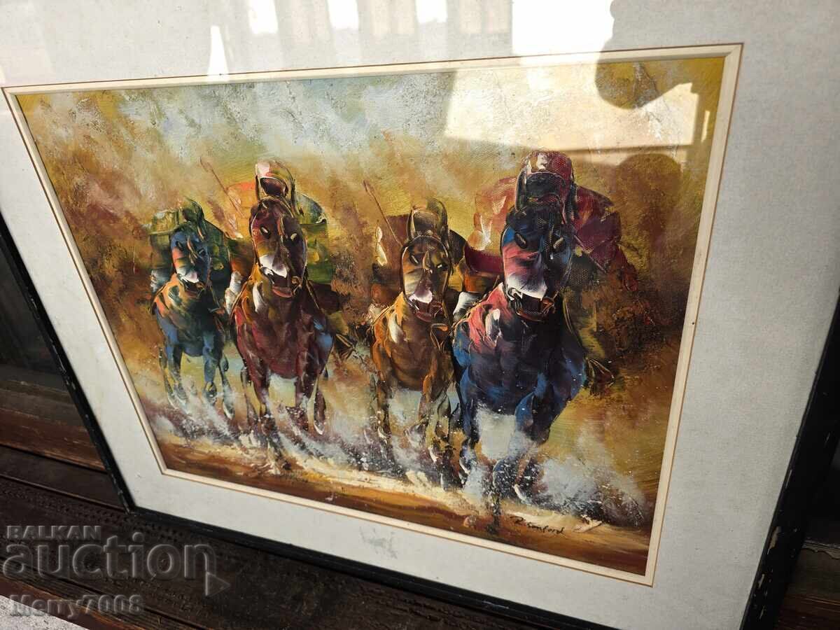 Auction  For sale: dynamic painting - R. Sanford !!!