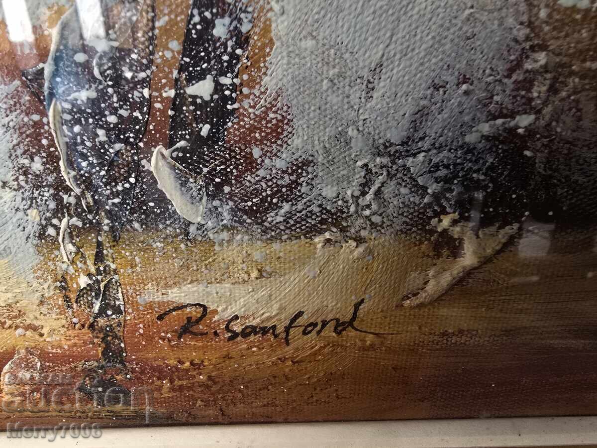 Delivery of For sale: dynamic painting - R. Sanford !!!