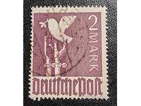 Използвана пощенска марка от Германия (Съюзническа окупация)