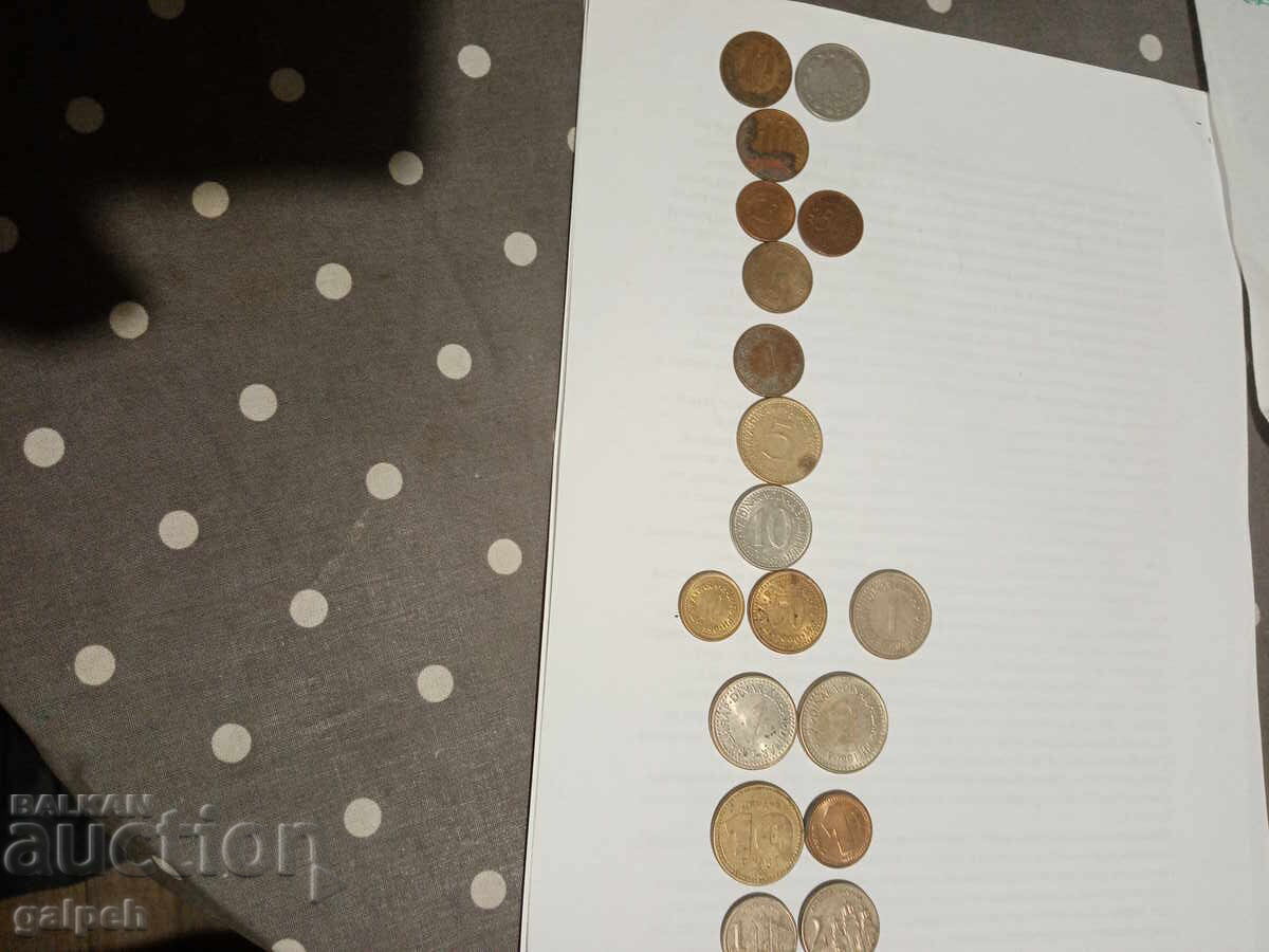 LOT MONEDE IUGOSLAVIA - 18 buc. - 1,5 Euro
