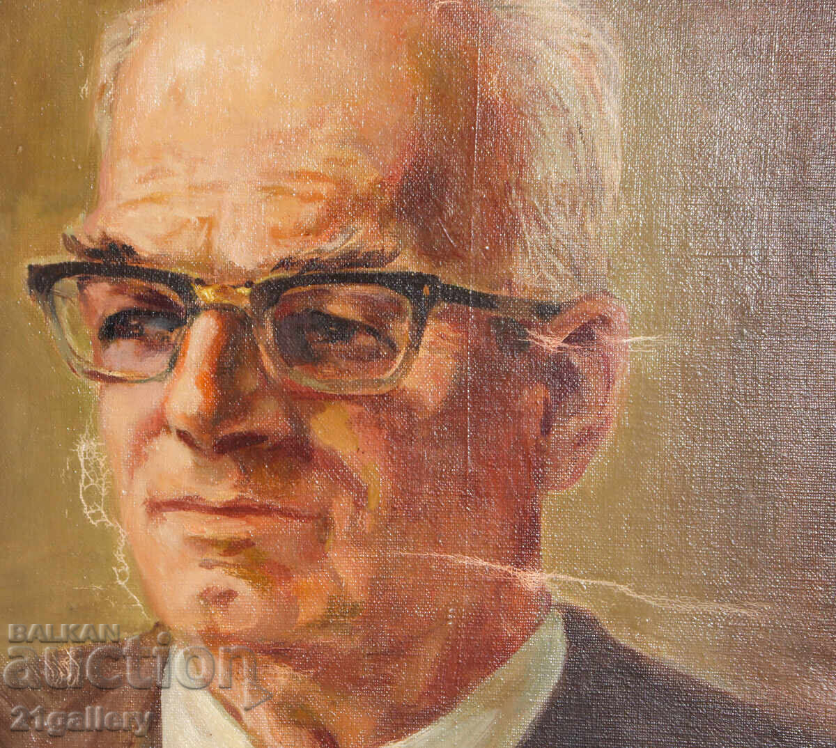 Livrarea Kiril Maiski (1926 - 2013) portret culori în ulei