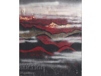 Mira Antonova (1943 - 2005) abstract composition acrylic