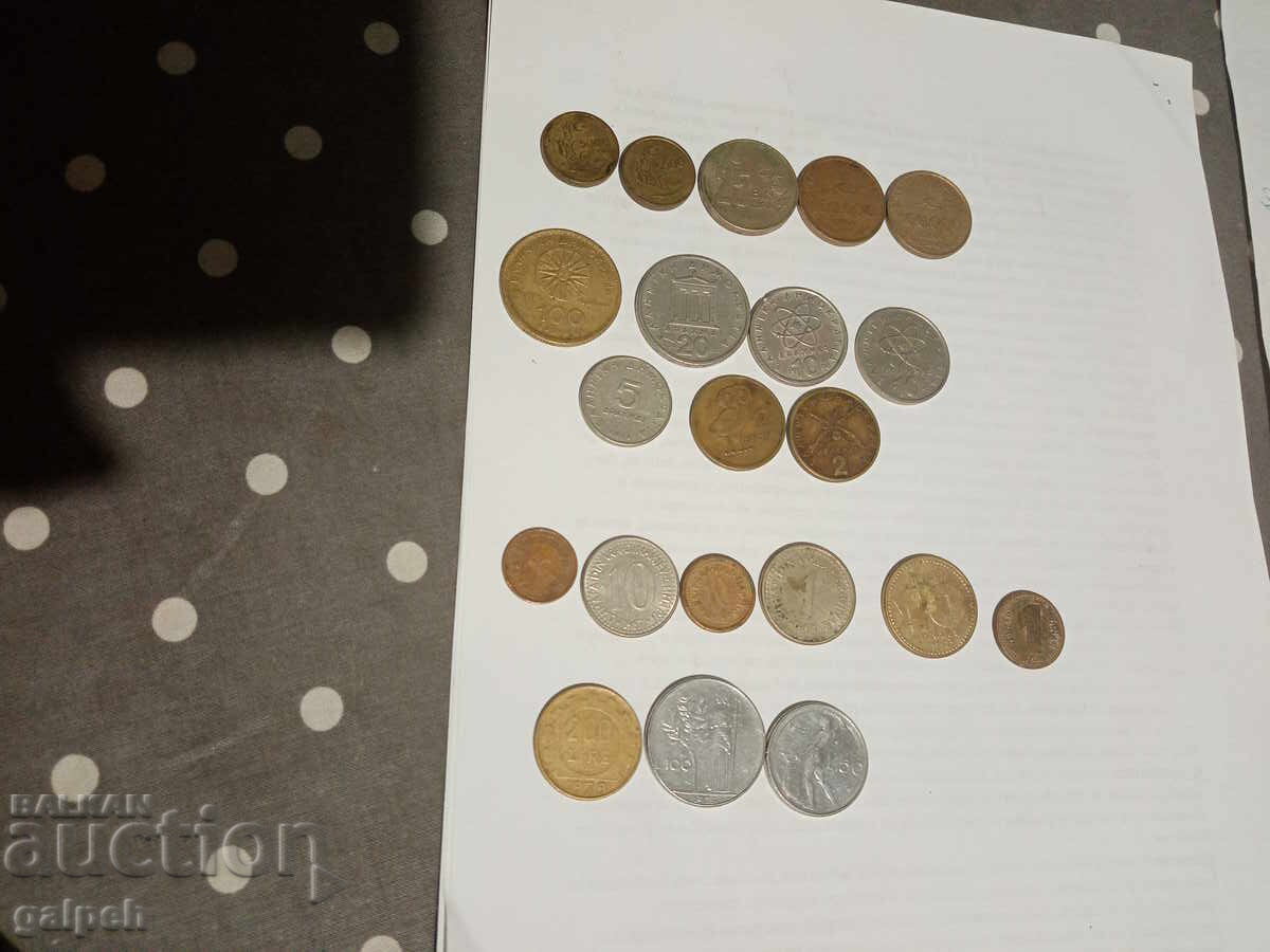 LOT MIXT MONEDE - 21 buc. - 4,2 Euro