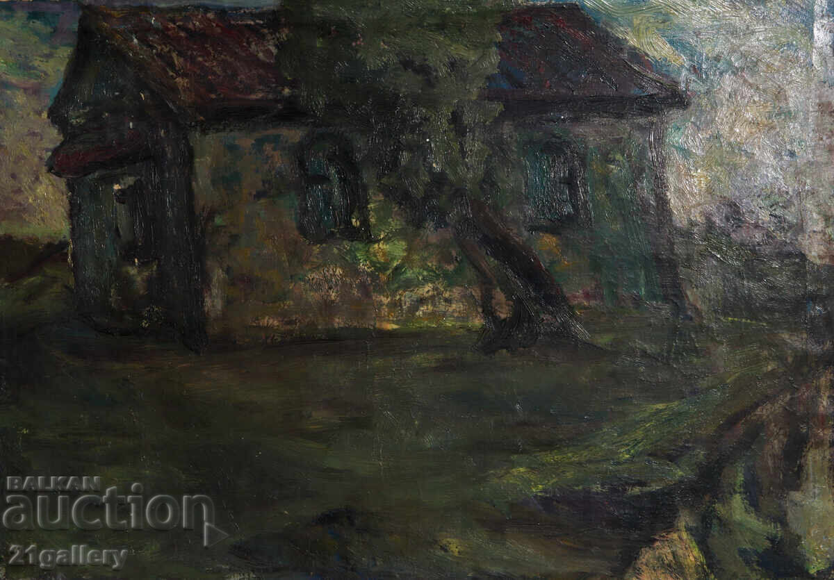 Stanko Dimitranov landscape oil paints 1966 with price € 500.00 | 977.92 BGN Stanko Dimitranov landscape oil paints 1966 with price € 500.00 | 977.92 BGN