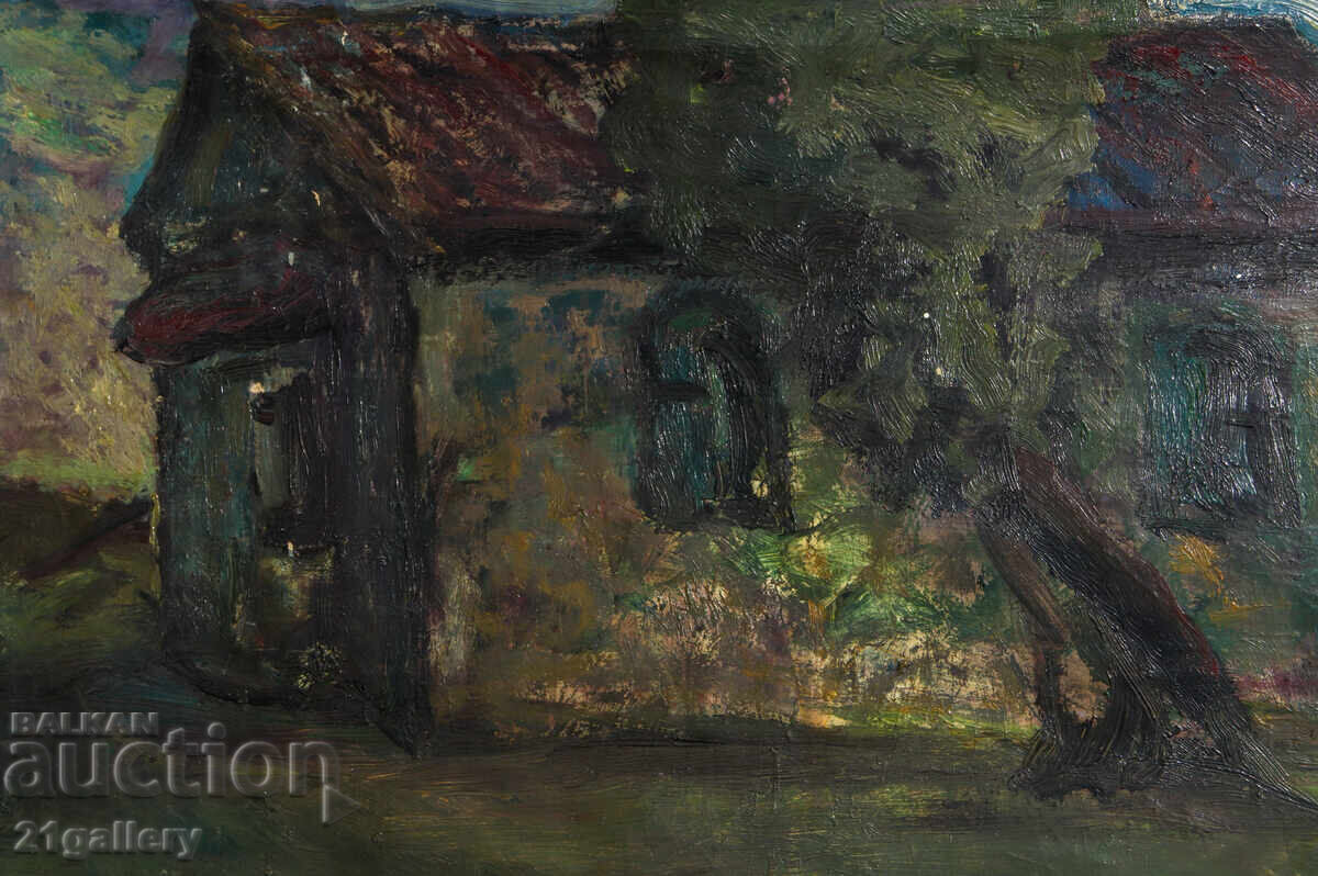 Delivery of Stanko Dimitranov landscape oil paints 1966 Delivery of Stanko Dimitranov landscape oil paints 1966