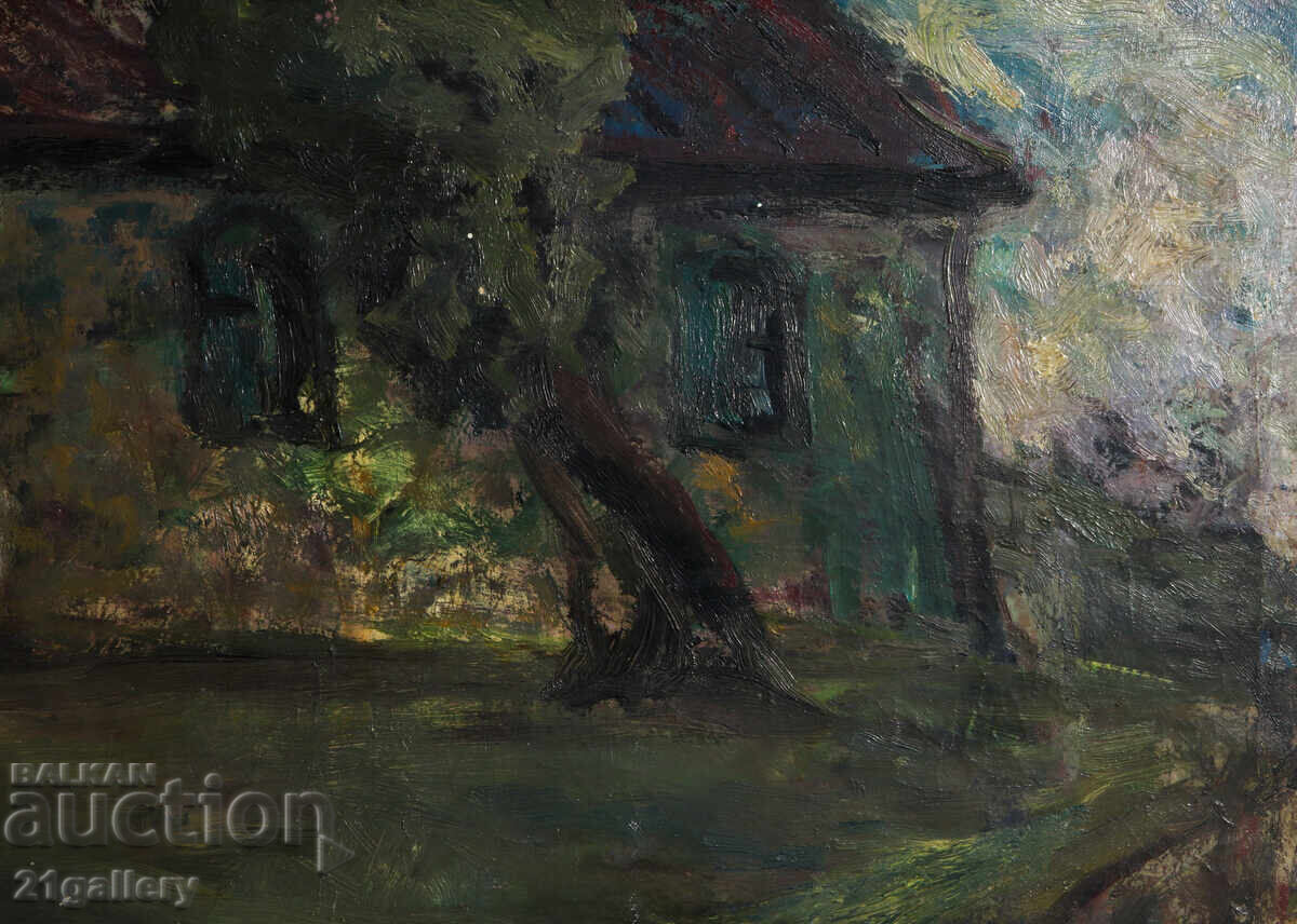 Stanko Dimitranov landscape oil paints 1966 - 5 Stanko Dimitranov landscape oil paints 1966 - 5