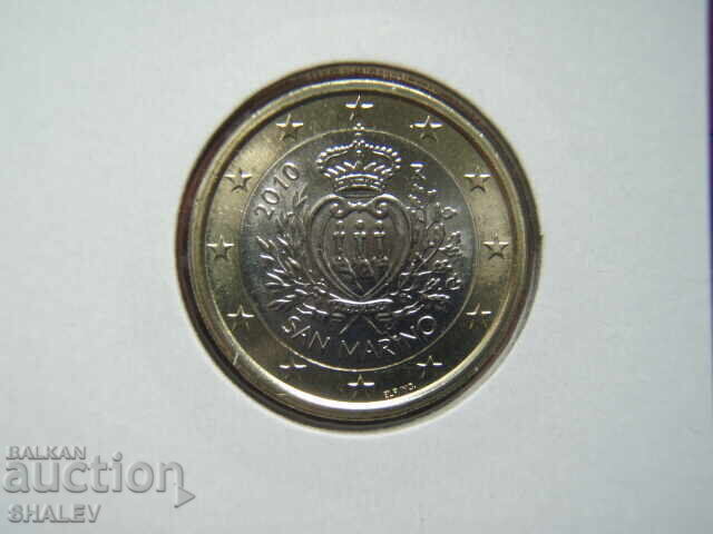 Аукцион 1 Euro 2010 San Marino (1 евро Сан Марино) - Unc Аукцион 1 Euro 2010 San Marino (1 евро Сан Марино) - Unc