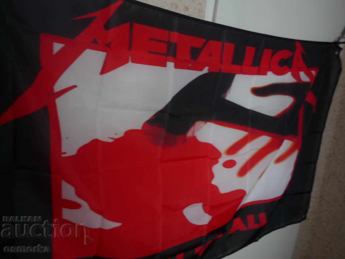 Metallica Знаме хеви метъл Kill 'Em All 1983 албум банер дек с цена € 13.00 | 25.43 лв.