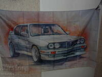 BMW Flag Mercedes car banner retro classic German power