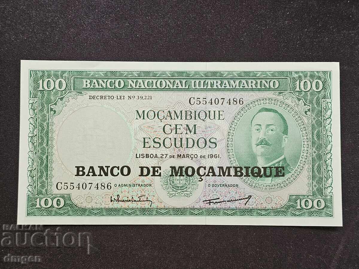 100 meticali Mozambic 1961 100 meticali Mozambic 1961