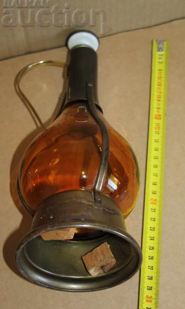 VECHE CARAFĂ MARE RARĂ CU DOZATOR STICLĂ cu preț € 8.00 | 15.65 BGN