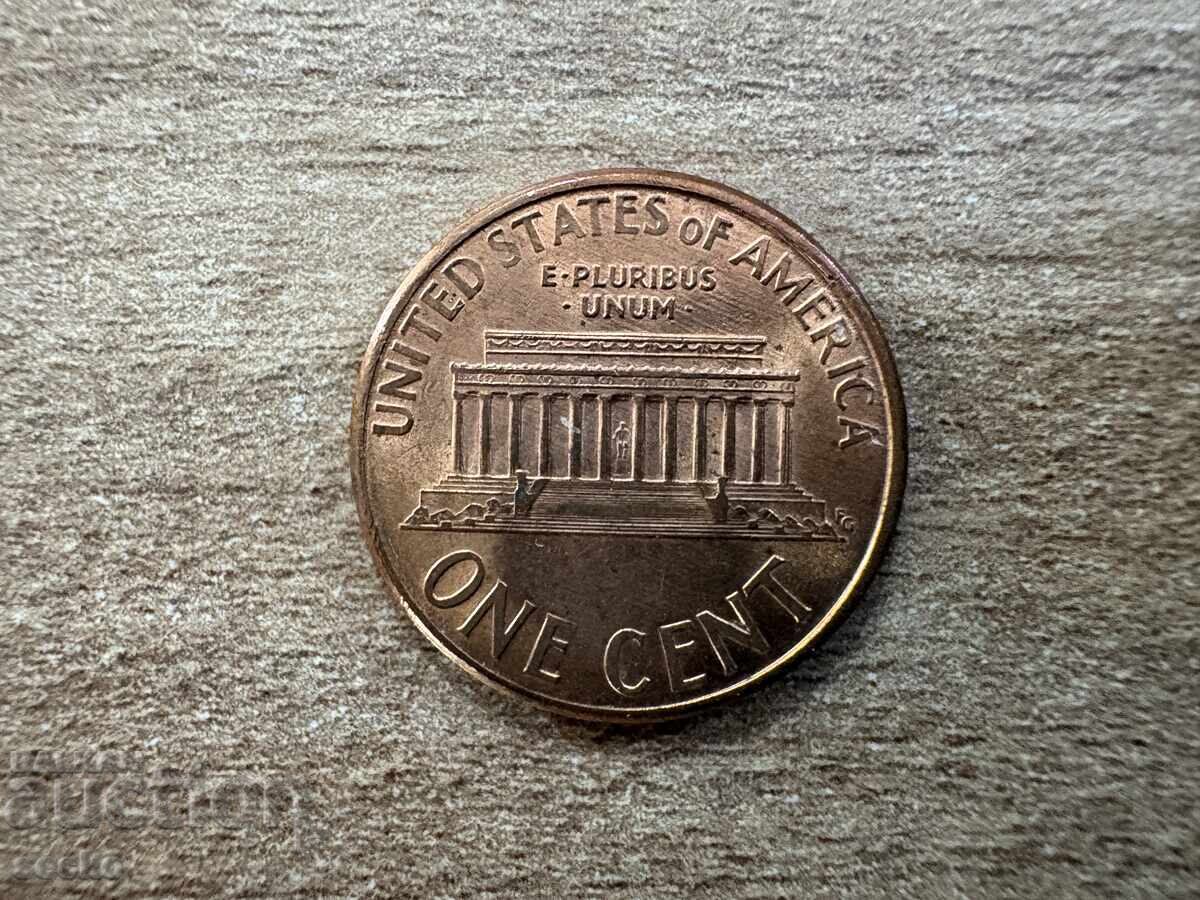 SUA - 1 cent (1996) - D