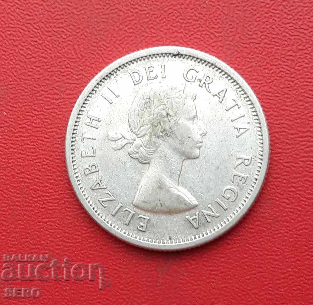 Canada-25 cents 1964 with price € 11.00 | 21.51 BGN