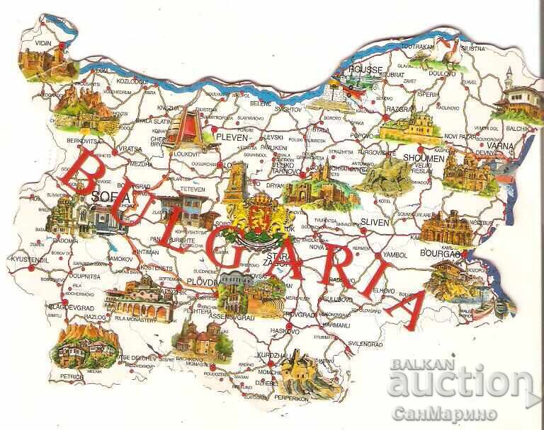 Carte poștală Bulgaria Obiective turistice naționale* Carte poștală Bulgaria Obiective turistice naționale*