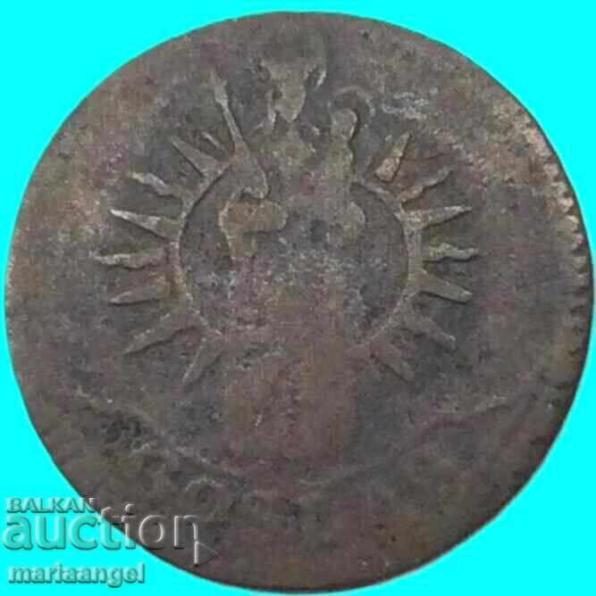 1 Pfennig 1749 Germania Goslar Madonna cu pruncul - 5