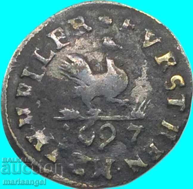1 Χέλερ 1697 Γερμανία κυβέρνηση - Βέρνχαρντ του Σαξ-Μάινινγκεν