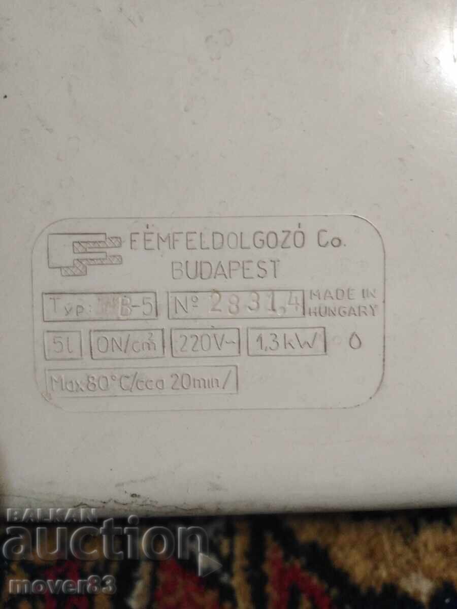 Licitație Boiler electric instant 5 litri. Ungaria