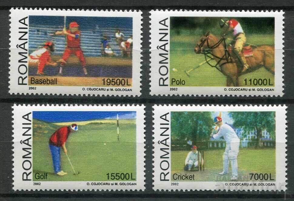 România 2002, MnH - Sport, baseball, cricket, golf