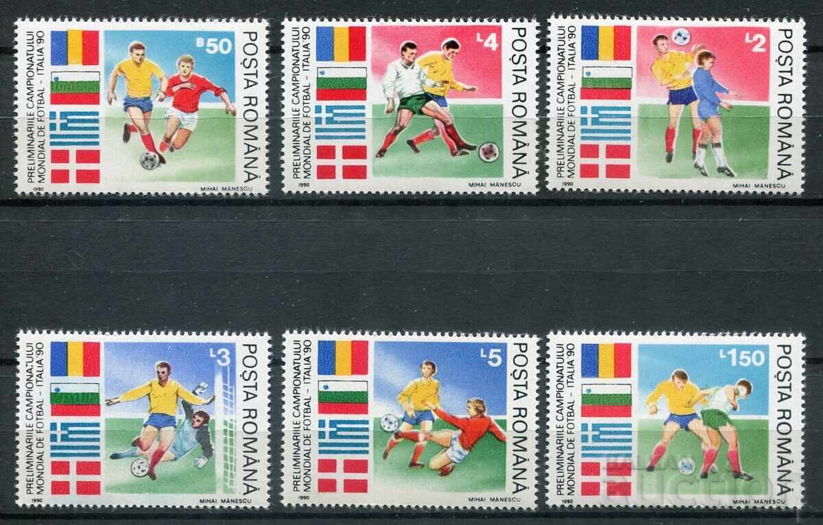 România 1990 MnH - Sport, fotbal, Italia '90 România 1990 MnH - Sport, fotbal, Italia '90