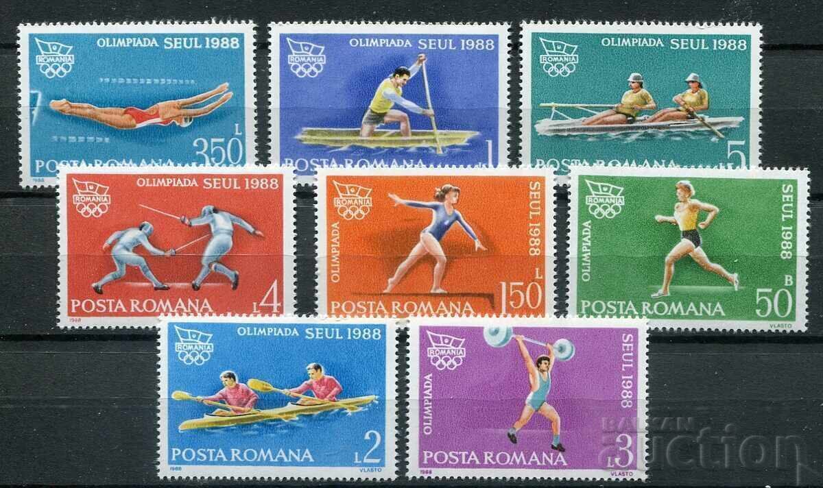 România 1988 MnH - Sport, jocuri olimpice