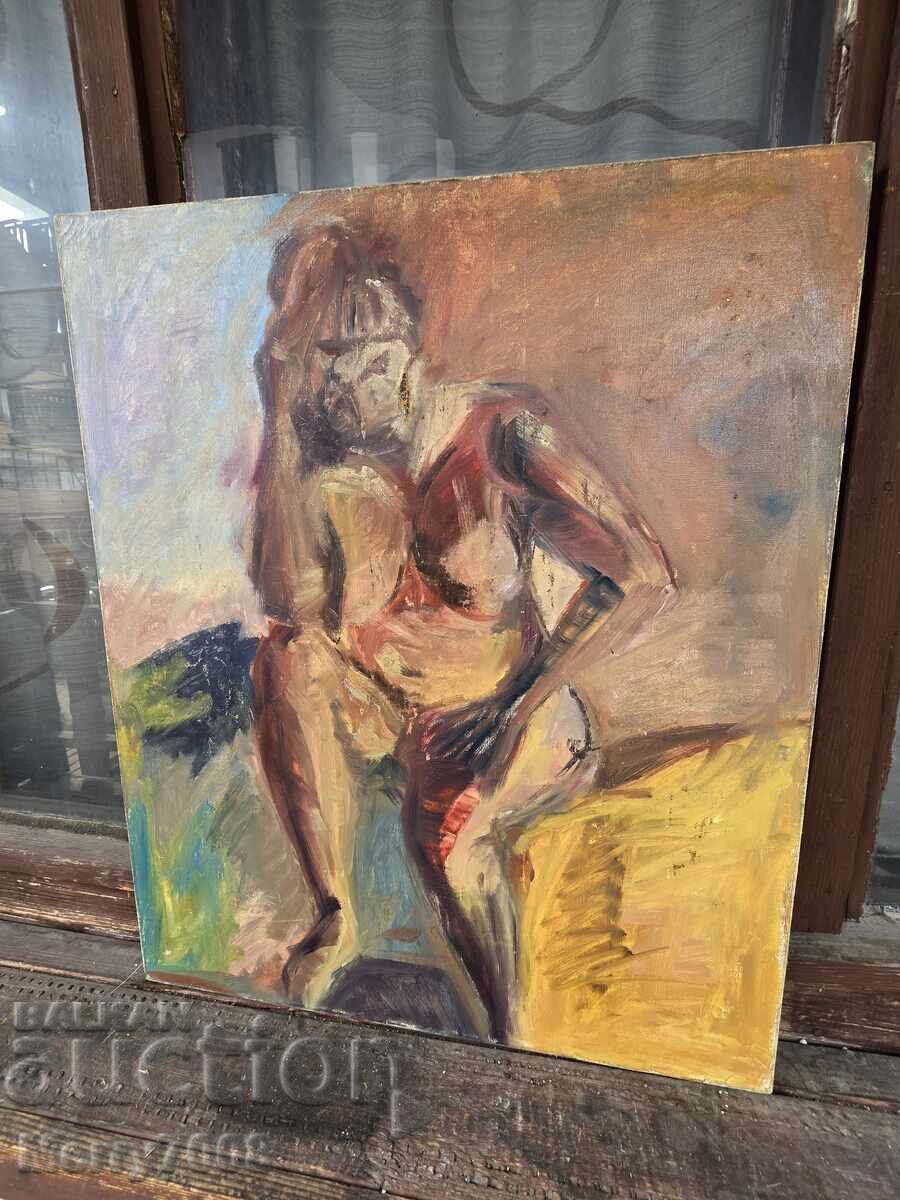 Prodavam kartina, masleni boi vŭrkhu platno, ot star bŭlgarski maĭstor! με τιμή € 99.00 | 193.63 BGN Prodavam kartina, masleni boi vŭrkhu platno, ot star bŭlgarski maĭstor! με τιμή € 99.00 | 193.63 BGN
