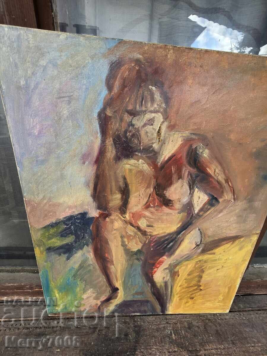 Livrarea Vând tablou ulei pe pânză de un vechi maestru bulgar!