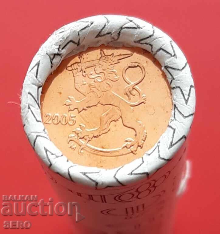 Финландия-банкова ролка/фишек/ 50х1 цент 2005 с цена € 3.01 | 5.89 лв.