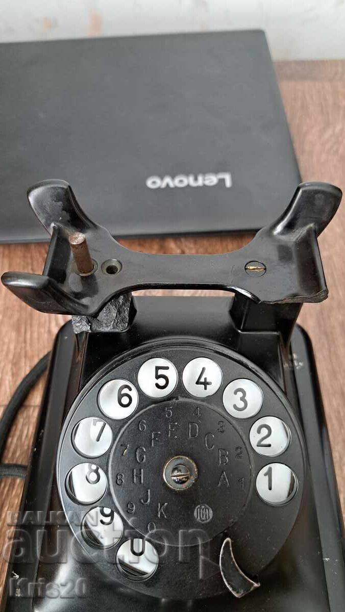 Bakelite telephone from the royal era Mix & Genest AG- 1936 with price € 49.00 | 95.84 BGN