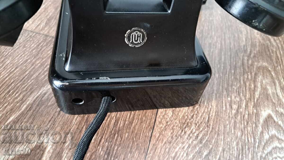 Delivery of Bakelite telephone from the royal era Mix & Genest AG- 1936