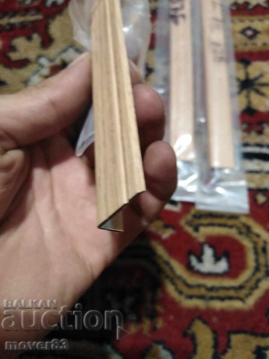 Transition strips. Aluminum. Oak color. NEW!! - 5