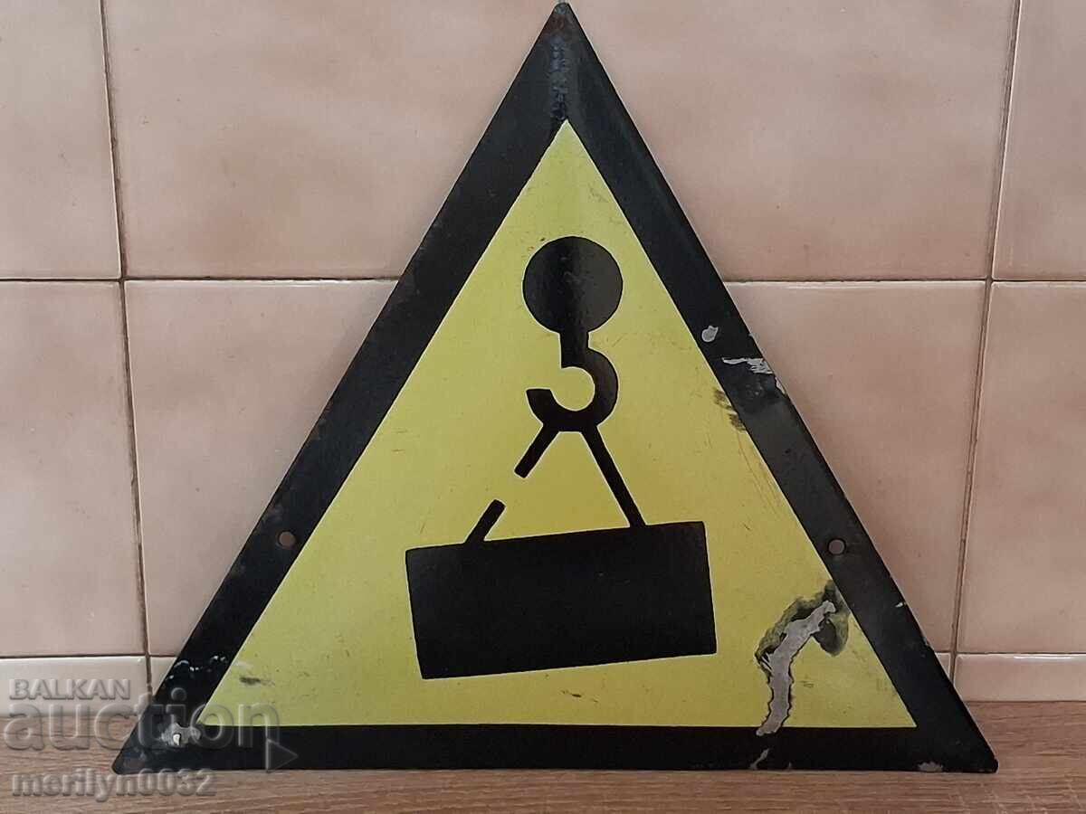 Delivery of Enamel plate plate NRB 34 cm
