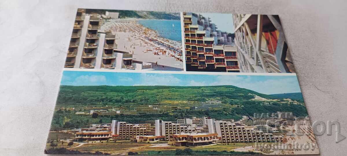 Carte poștală Albena Collage 1982