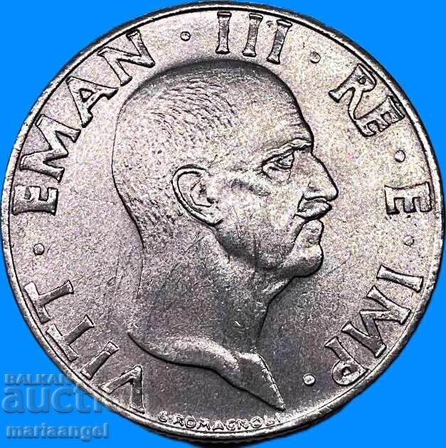 Livrarea 50 centesimi 1942 Italia Victor Emanuel - an rar