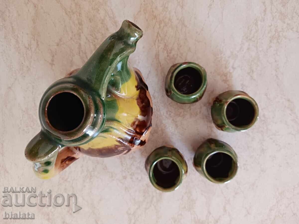 Licitație Set de veselă din ceramică rustică