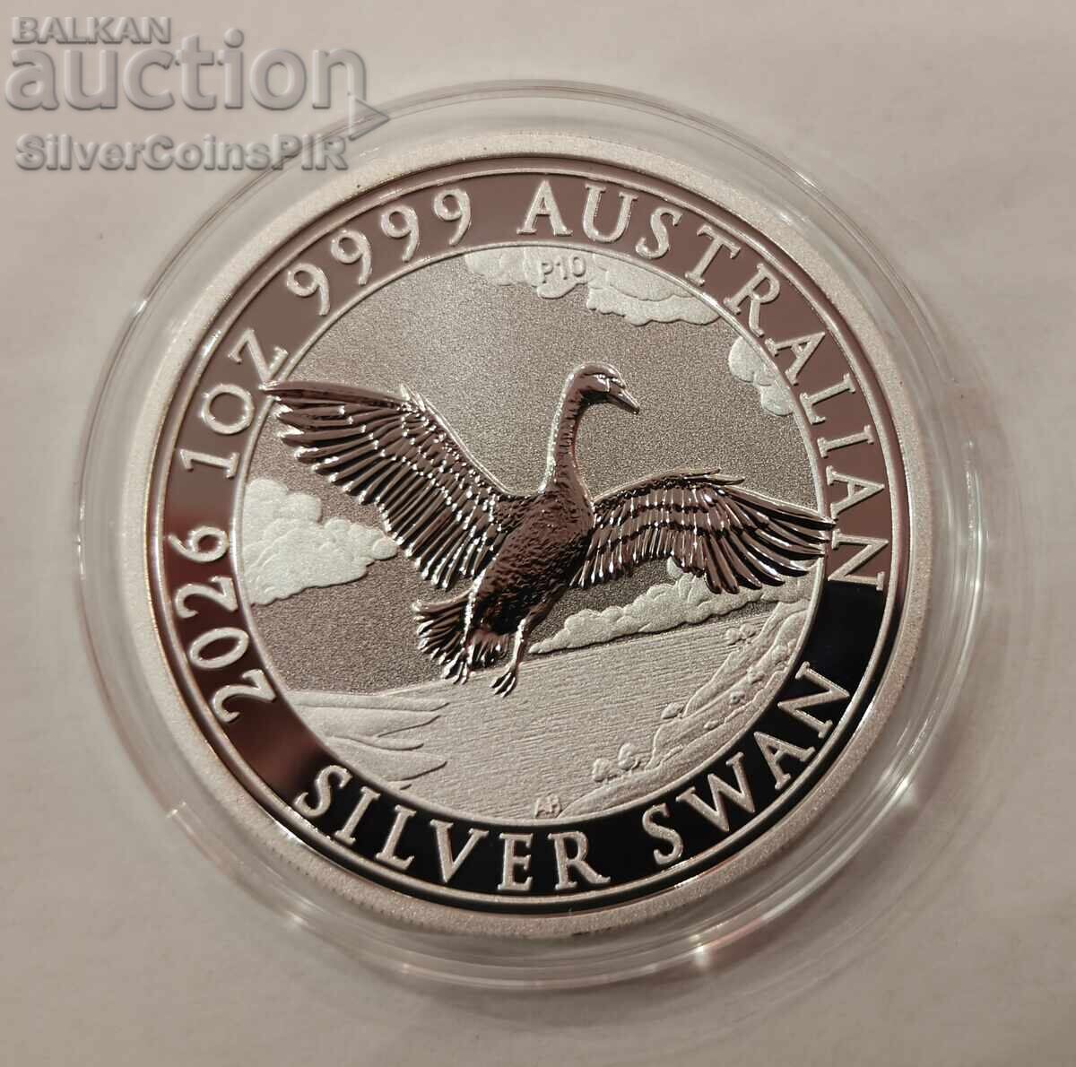 Licitație Argint 1 oz Lebădă 2026 Australia / II