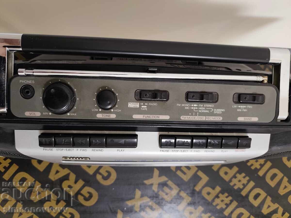 Auction  AIWA radio cassette player from 1 cent