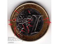 Euro coin errors