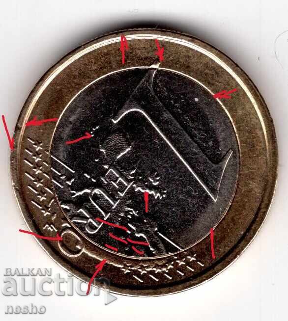 Euro coin errors