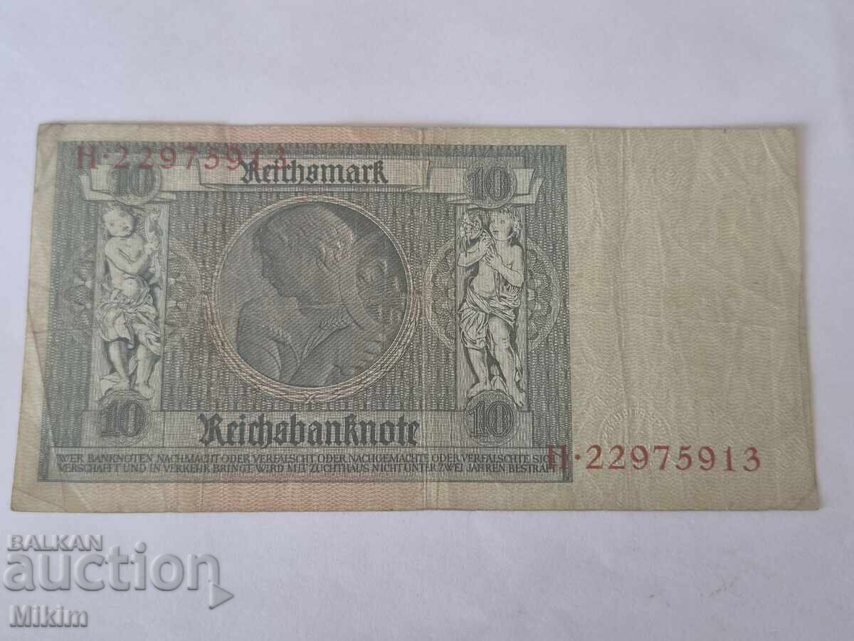 Bancnotă 10 Reichsmărci 1929 Germania cu preț € 0.67 | 1.31 BGN