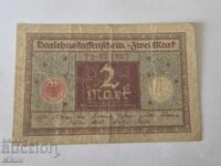 Банкнота 2 марки 1920г. Германия1