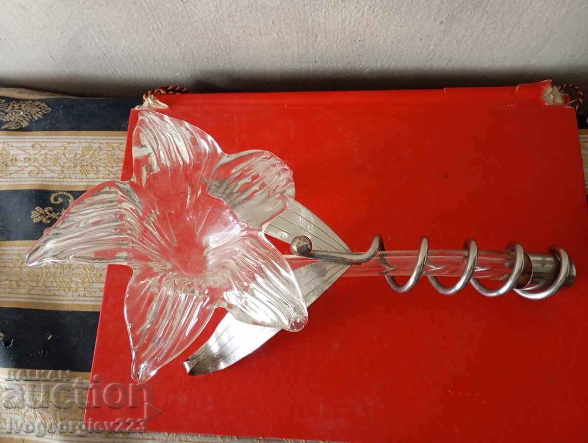 Glass flower decoration with price € 21.00 | 41.07 BGN Glass flower decoration with price € 21.00 | 41.07 BGN